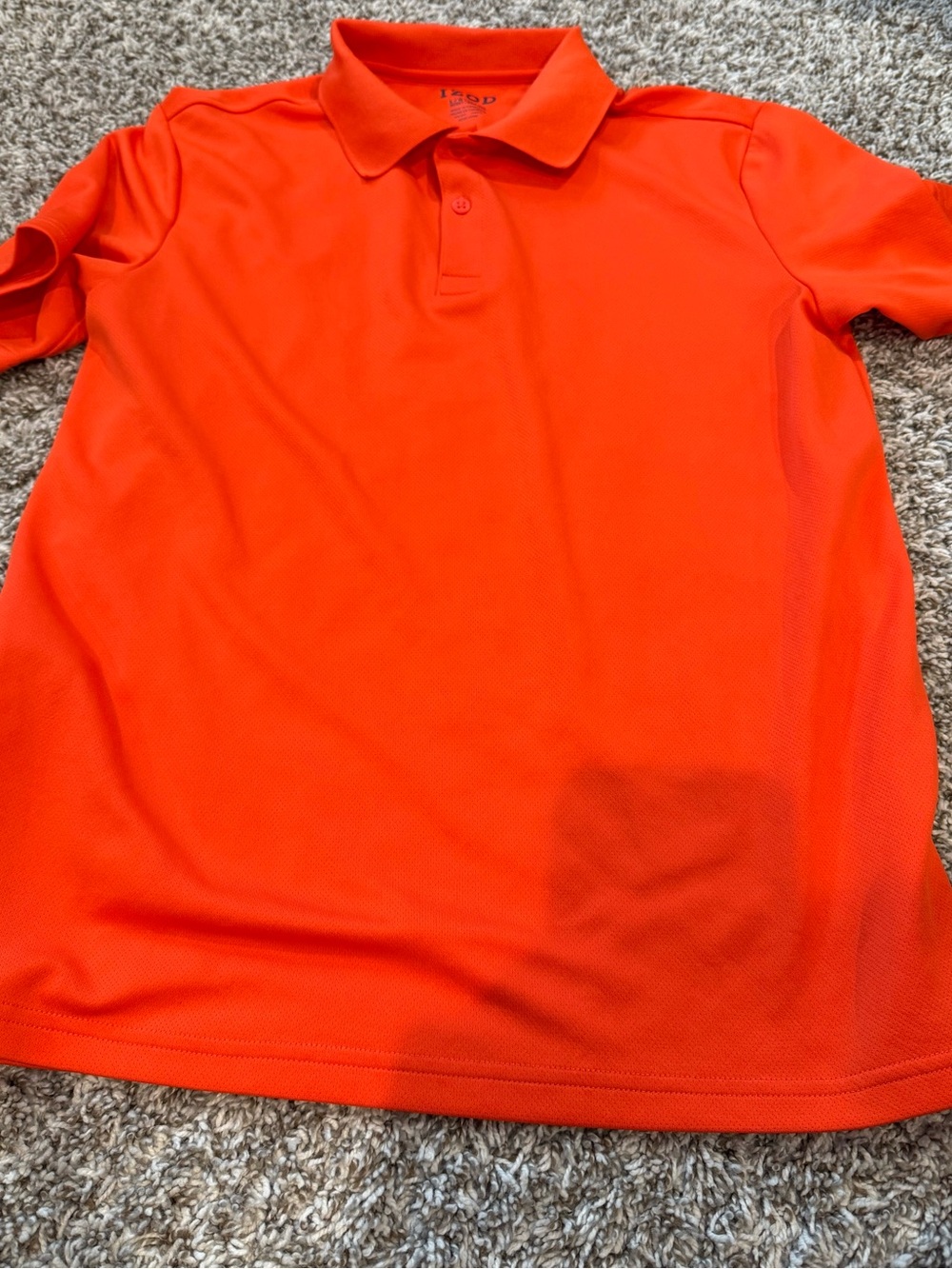 Izod Orange Polo Shirt with Collar